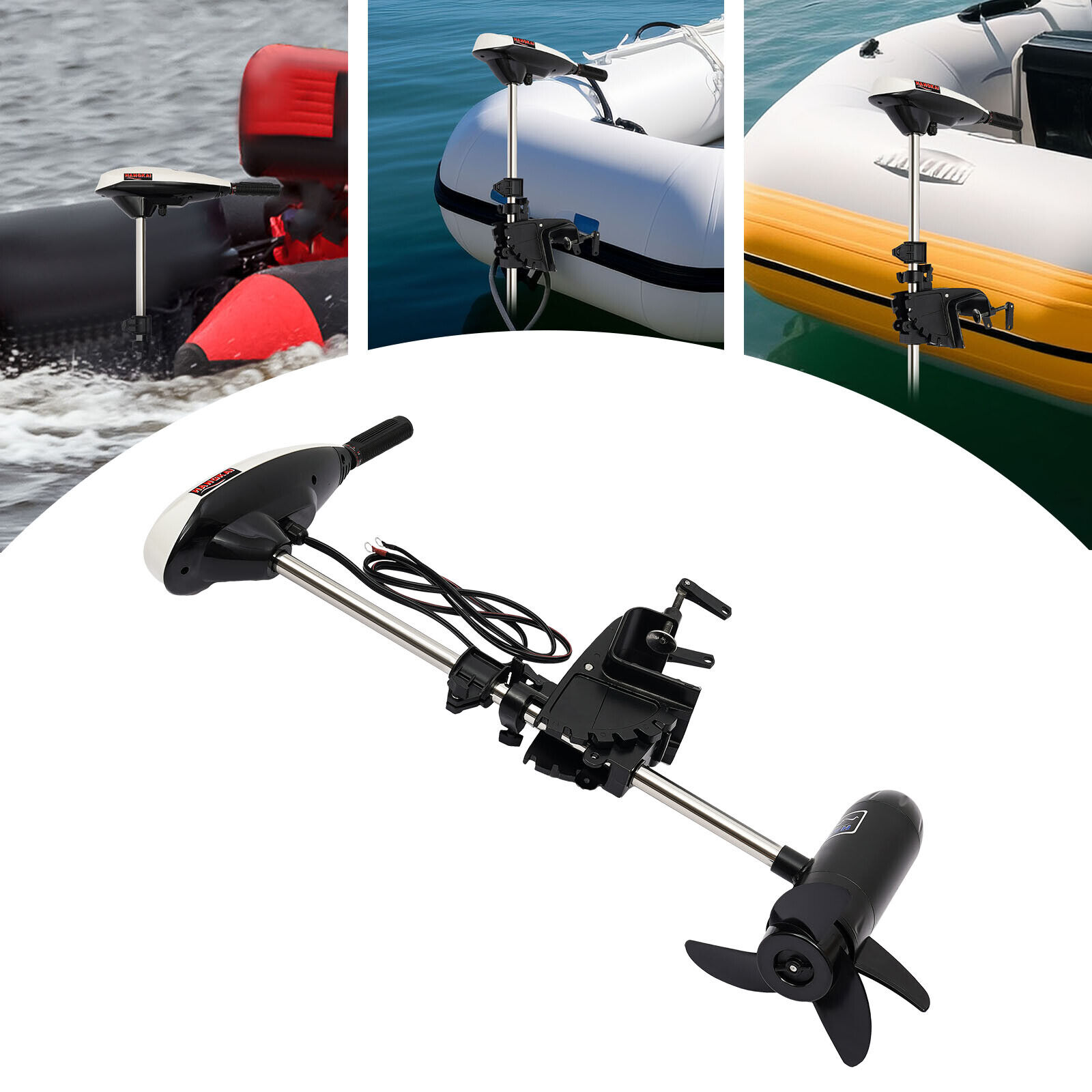 Fishing Kayak Trolling Motor - 12V 65LBS 電動船外機プロペラ ボート トローリングボートエンジン 660w
