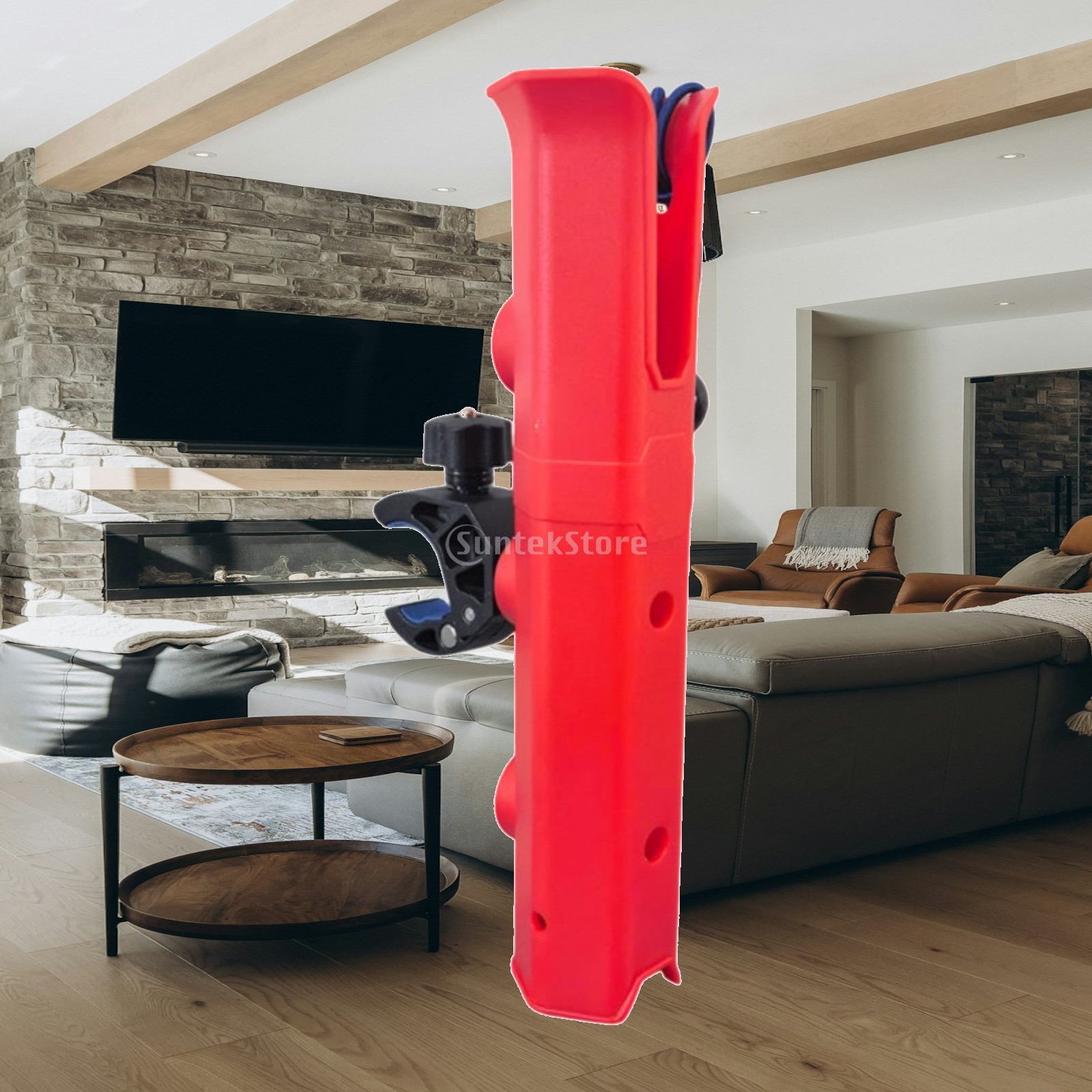 Fishing Kayak Anchor - ボート用釣り竿ホルダー（直径0.75インチから1.57インチの丸型レール用、360度回転式） ° 海水・淡水用回転クランプ式アンカー（カヤック用）
