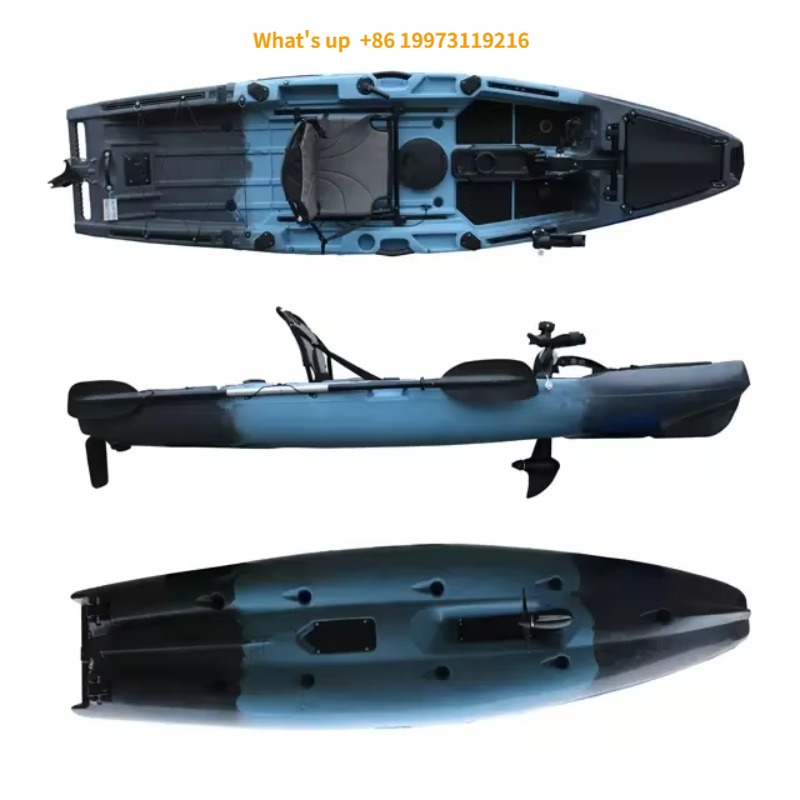Fishing Kayak Sit In - 2026年高品質カスタマイズ可能ハード大人用シングルシットオントップボートペダルカヤック（釣り、水上スキー用）