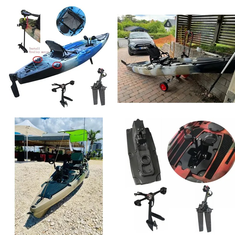 シングルペダル電動モーター釣り用モーター カヤック用電動モー - Fishing Kayak Sit In のレビューと価格